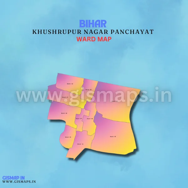 Khushrupur Nagar Panchayat Ward Map